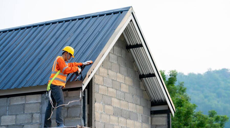 Professional metal roof installation in Henderson, TX
